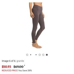 Granite-colored NWT Leggings